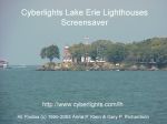 Cyberlights Lighthouses - Lake Erie Screensaver