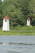 Cyberlights Lighthouses - Kennebec River Range Lights